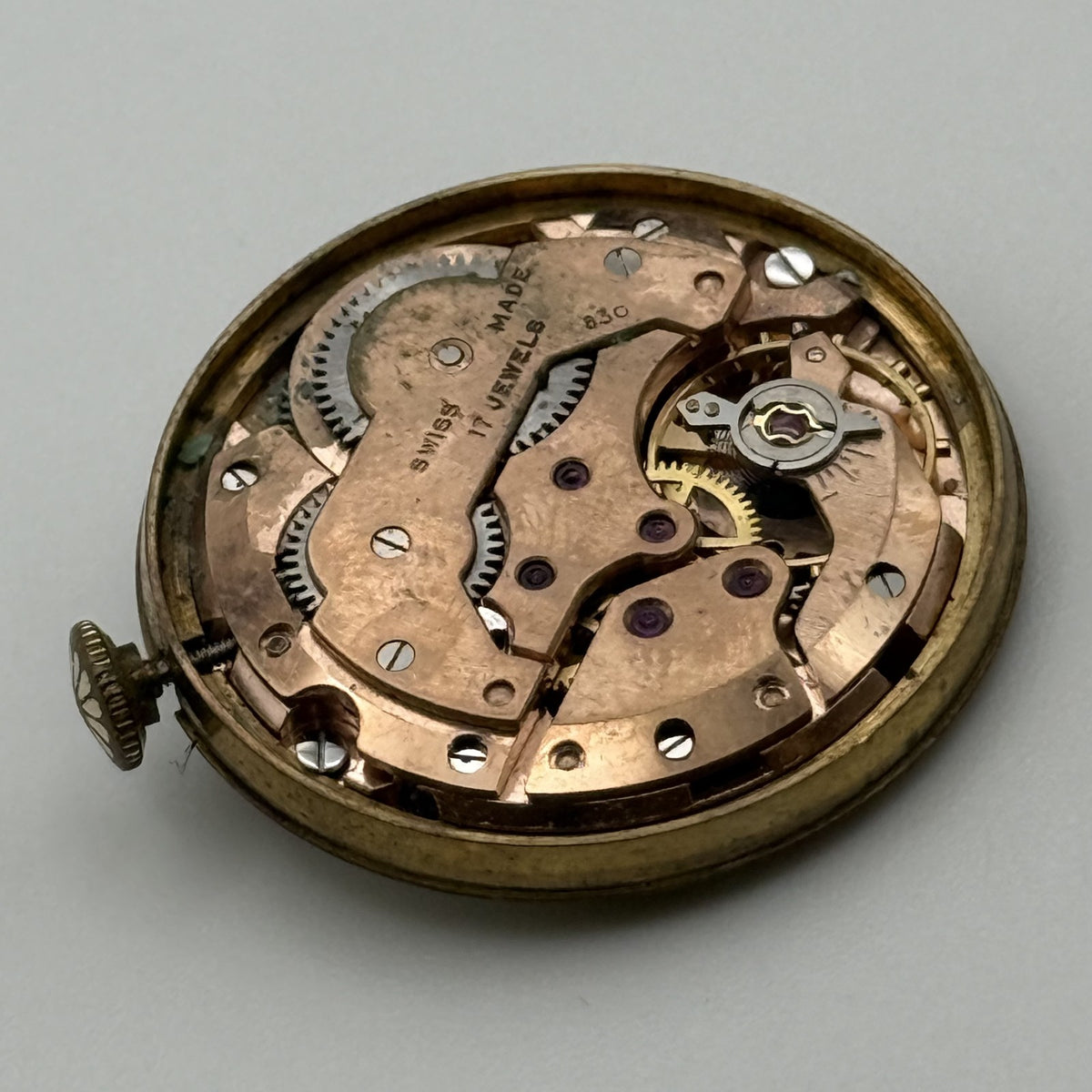 Helvetia 830 Watch Movement - For Parts / Repair