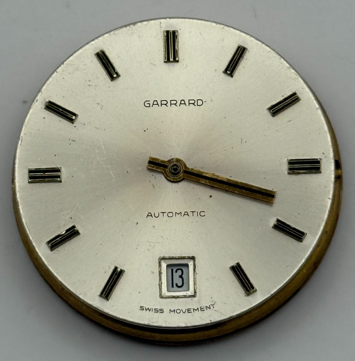 MSR S76-28 Watch Movement - Garrard Date Automatic - For Parts / Repair - 30.6mm