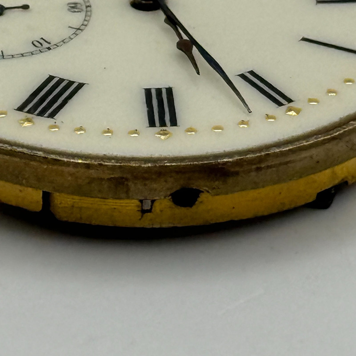 High Grade Pocket Watch Movement Running Hunter Antique Parts 36.2mm