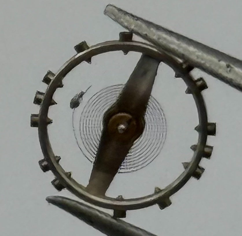 AS 1051 Balance Wheel Complete And Spring 5¼’’’ Renata 34 M Watch Movement Parts