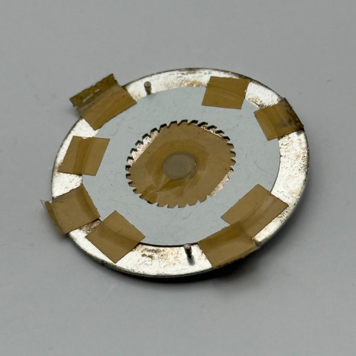 Seiko 7N20-6161 Watch Dial White Japan Vintage Spare Parts Repair 26.4mm