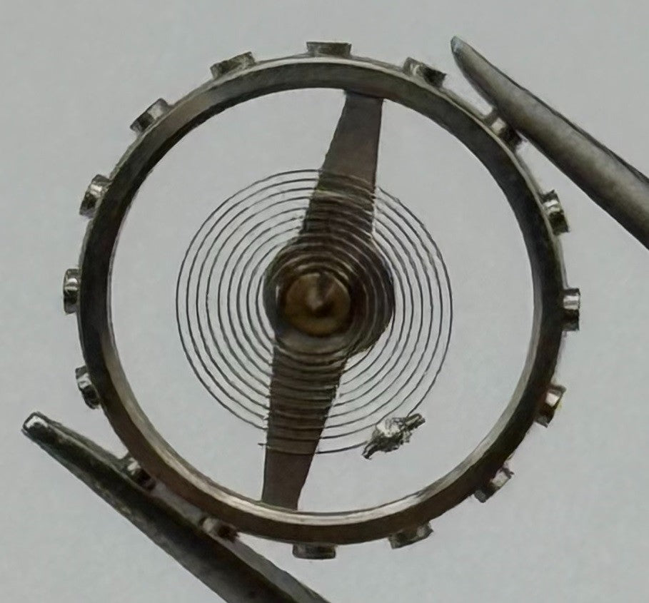 Ebosa 22 Balance Wheel Complete And Spring 11½’’’ 227 Watch Movement Parts NOS
