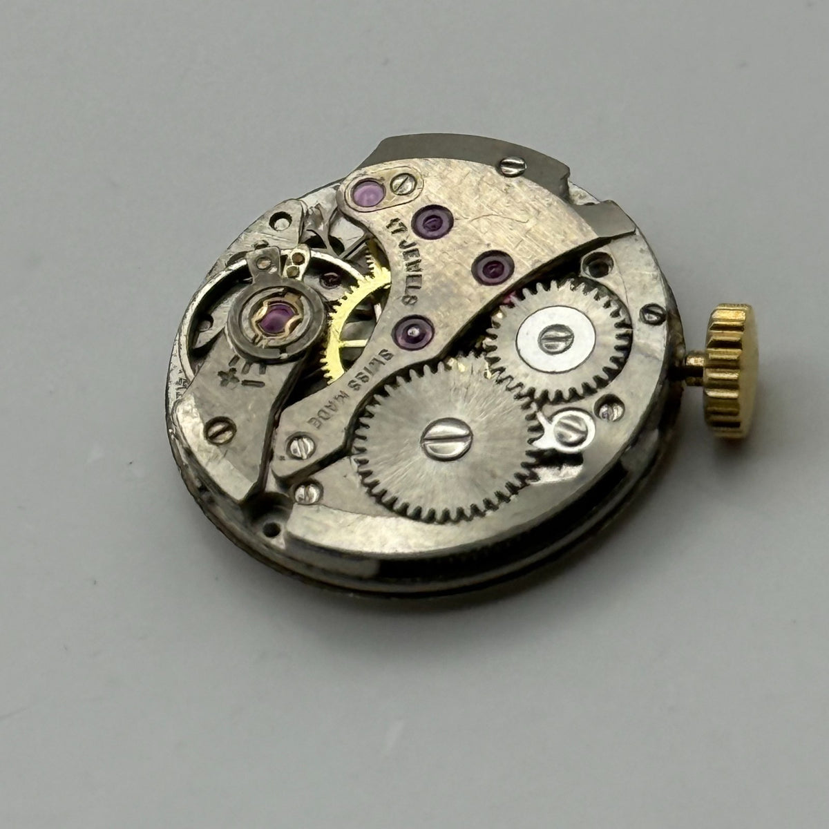 Felsa 4122 Watch Movement Garrard 17Jewels Swiss Manual Wind Parts Repair 17.5mm