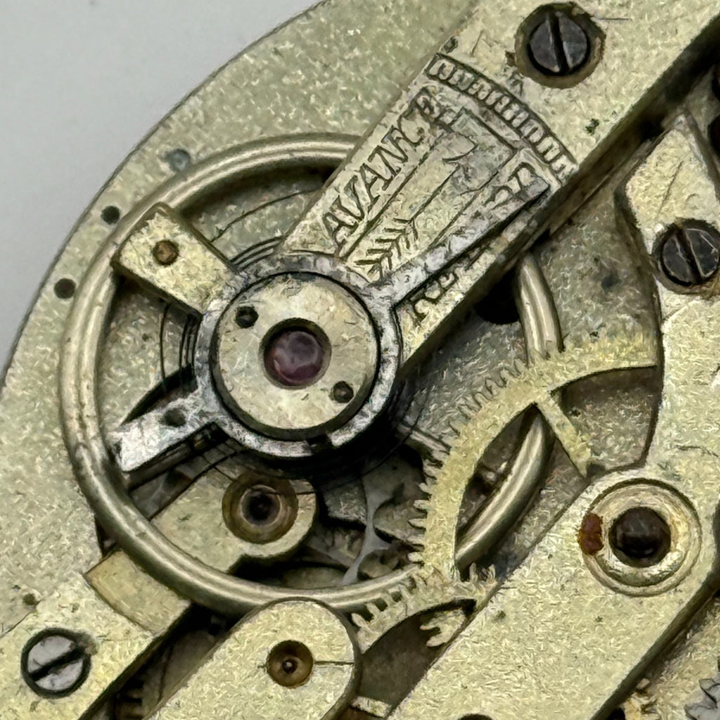 Cylinder Escapement Pocket Watch Movement - Unidentified - Parts / Repair 40mm