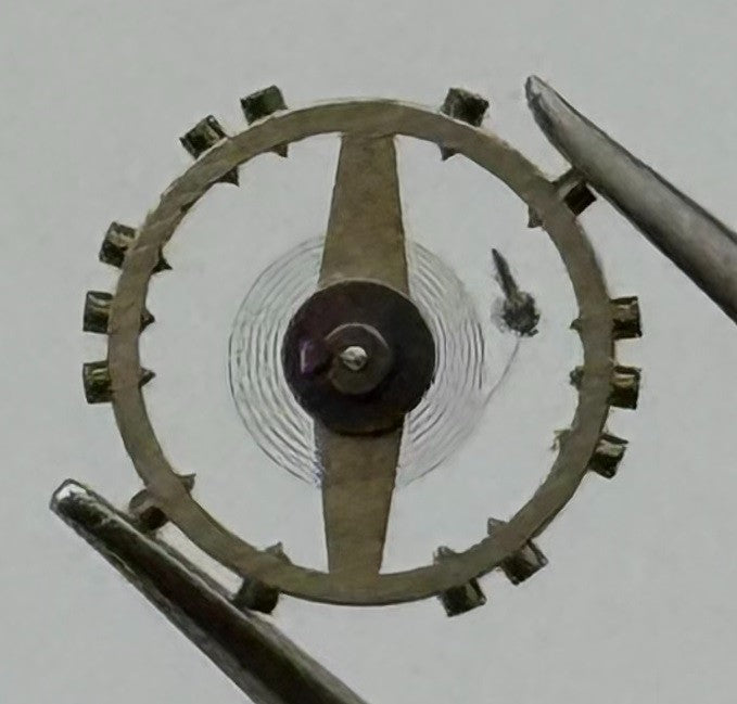 Unitas 530 Balance Wheel Complete And Spring 5¼’’’ 500 Watch Movement Parts NOS