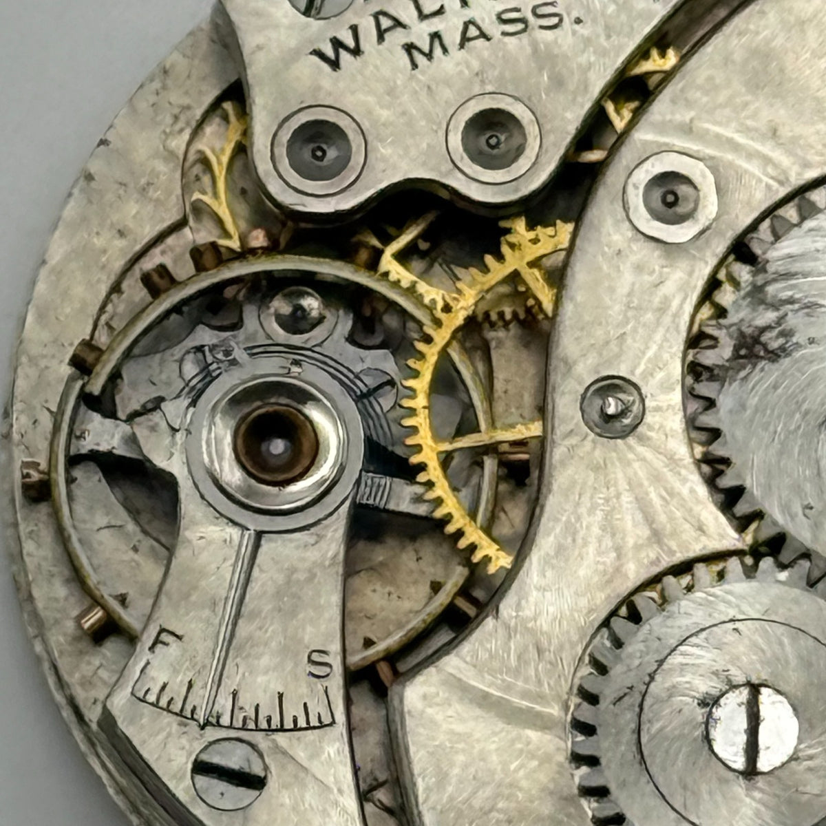 Waltham Grade 510 Watch Movement Model 1912 American Antique 6/0s Parts Repair