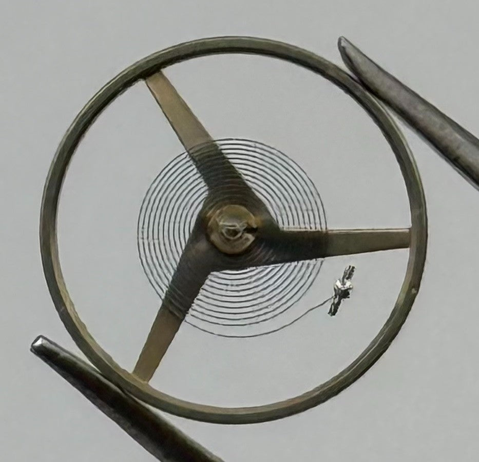 ETA 1256 Balance Wheel Complete And Spring Renata Watch Movement Parts NOS