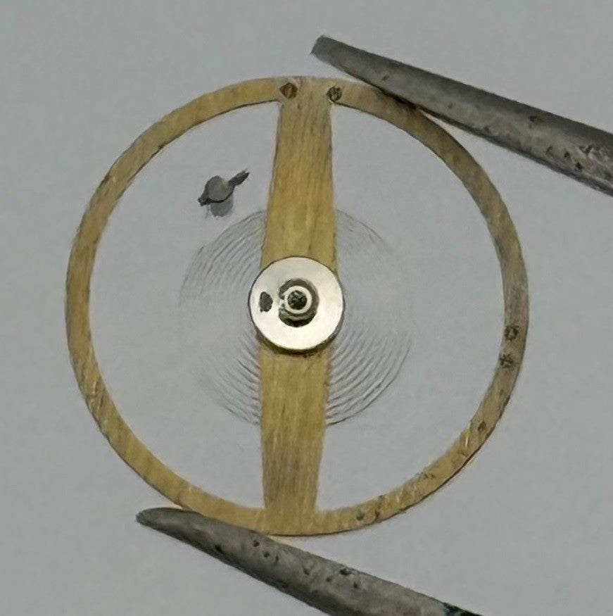 H. Becker 110 113 Balance Wheel Complete And Spring 1392 Watch Movement Parts