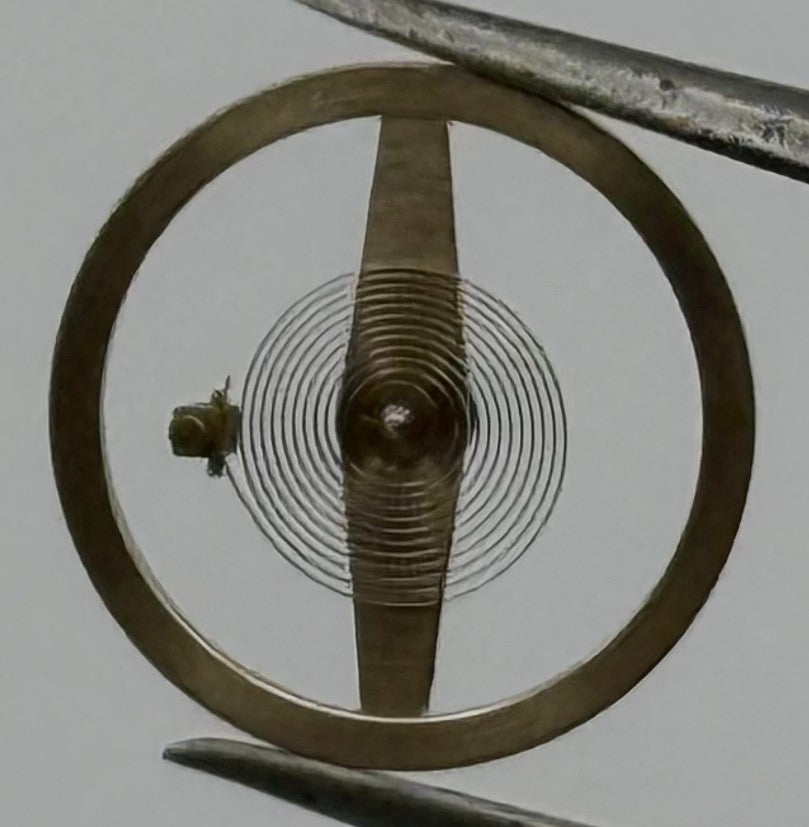 Amida 420 425 Balance Wheel Complete And Spring 11½’’’ 1768 Watch Movement Parts