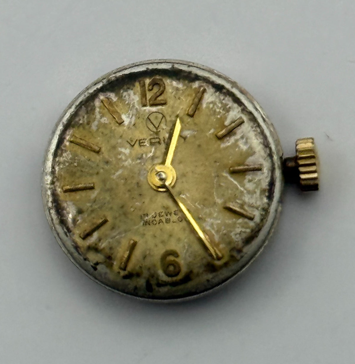 ETA 2360 Watch Movement Running Verity Swiss 21 Jewels Manual Wind Parts 15.5mm