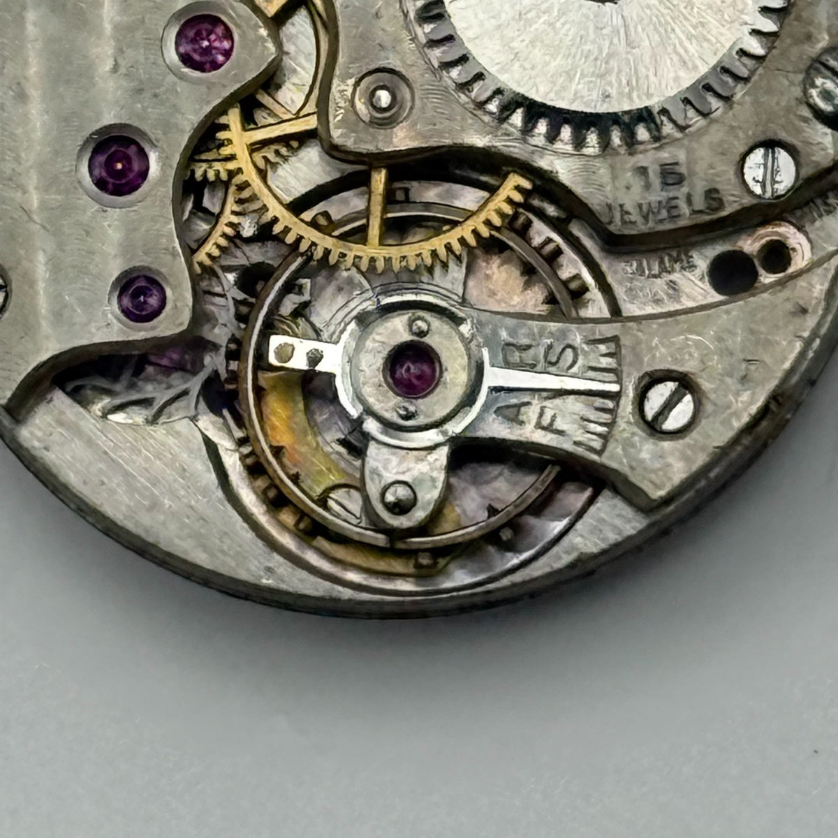A. Calame & Fils 092 Watch Movement Trinitas Swiss Manual Wind Parts 22.1mm