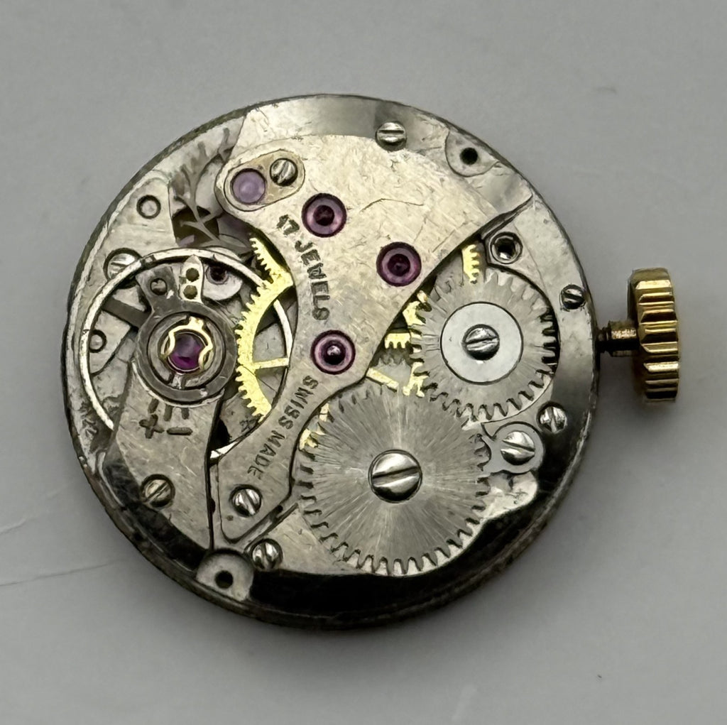 Felsa 4122 Watch Movement Garrard 17Jewels Swiss Manual Wind Parts Repair 17.5mm