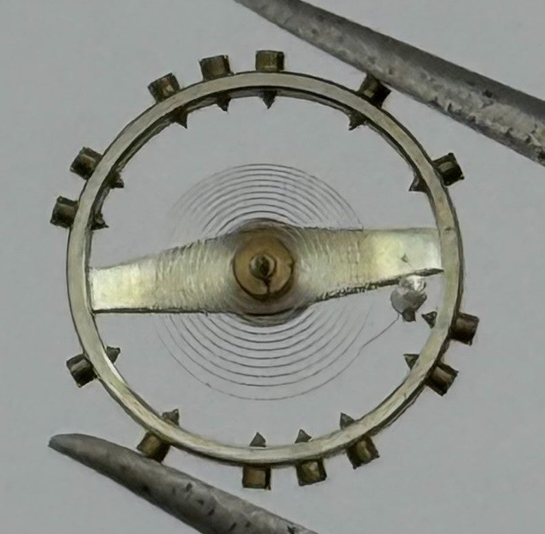 AS 970 Balance Wheel Complete And Spring Renata 28 M Watch Movement Parts NOS