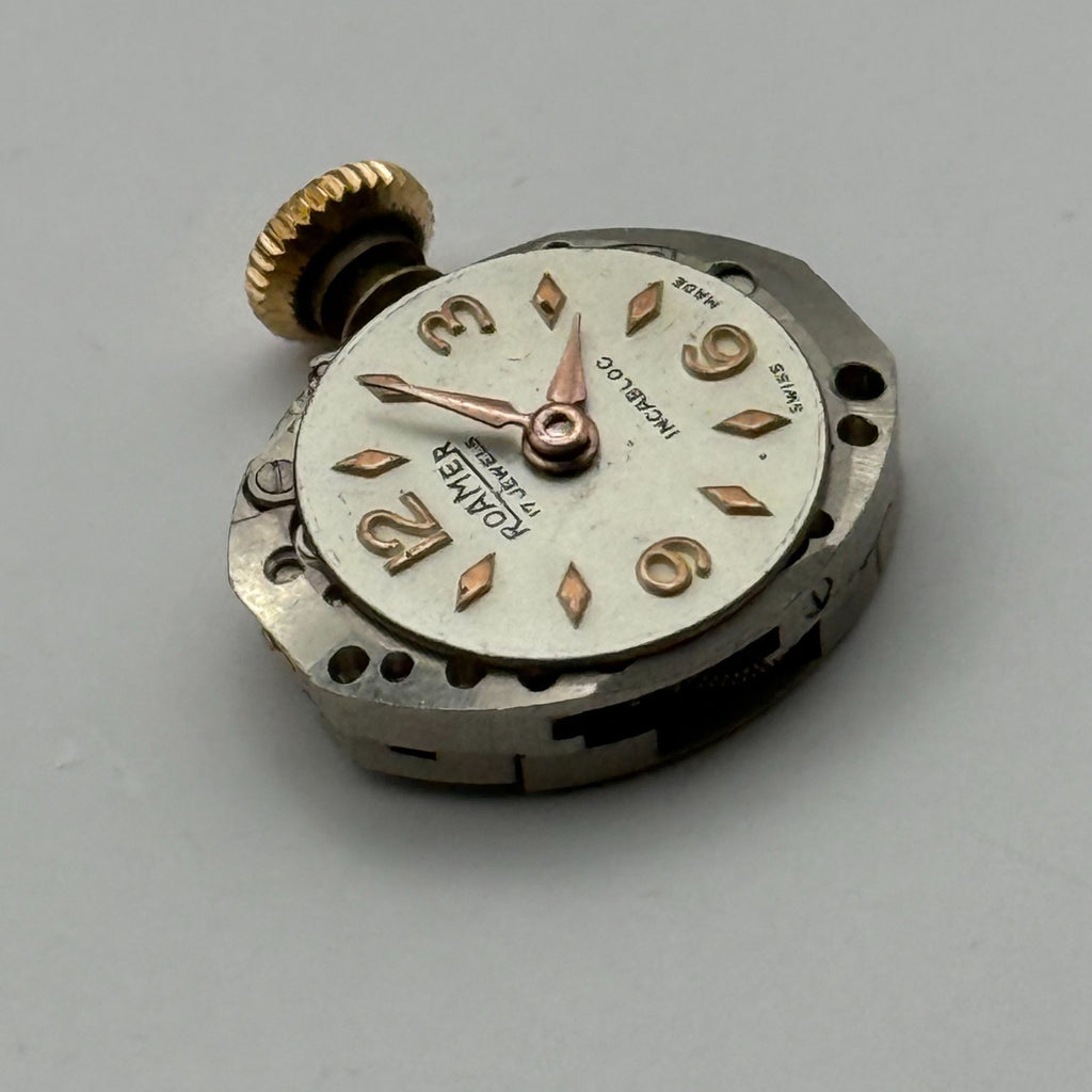 MST 389 Watch Movement Running Roamer 17 Jewels Manual Wind Parts Repair 13.1mm