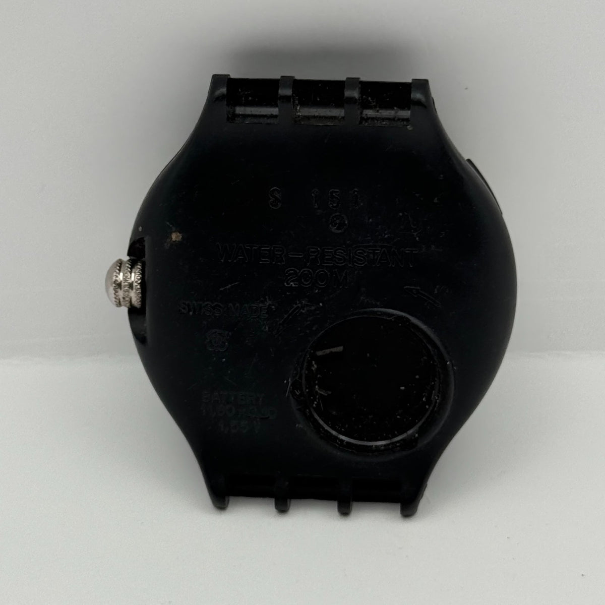 Vintage Swatch Scuba 200 Watch SDB102 Shamu Black Wave 1991 Swiss 40mm Parts