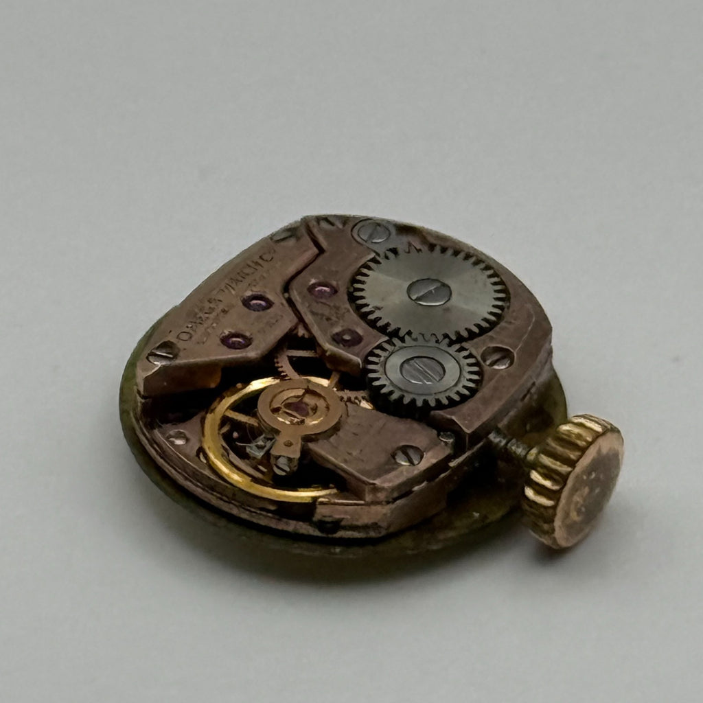 Omega 485 Watch Movement - Ladies 17 Jewels - For Parts / Repair - 12.2mm
