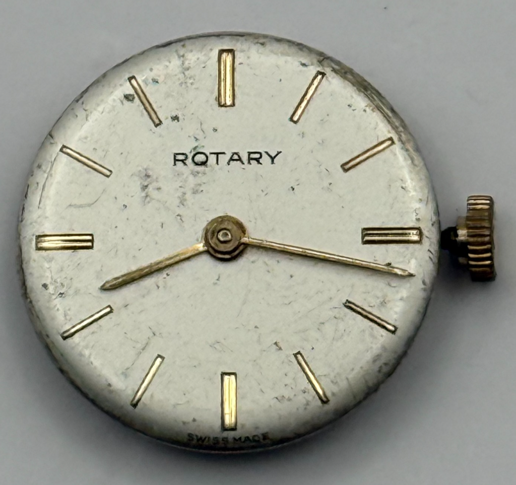 FHF 34 Watch Movement - Rotary 405 Ladies - For Parts / Repair - 17.4mm