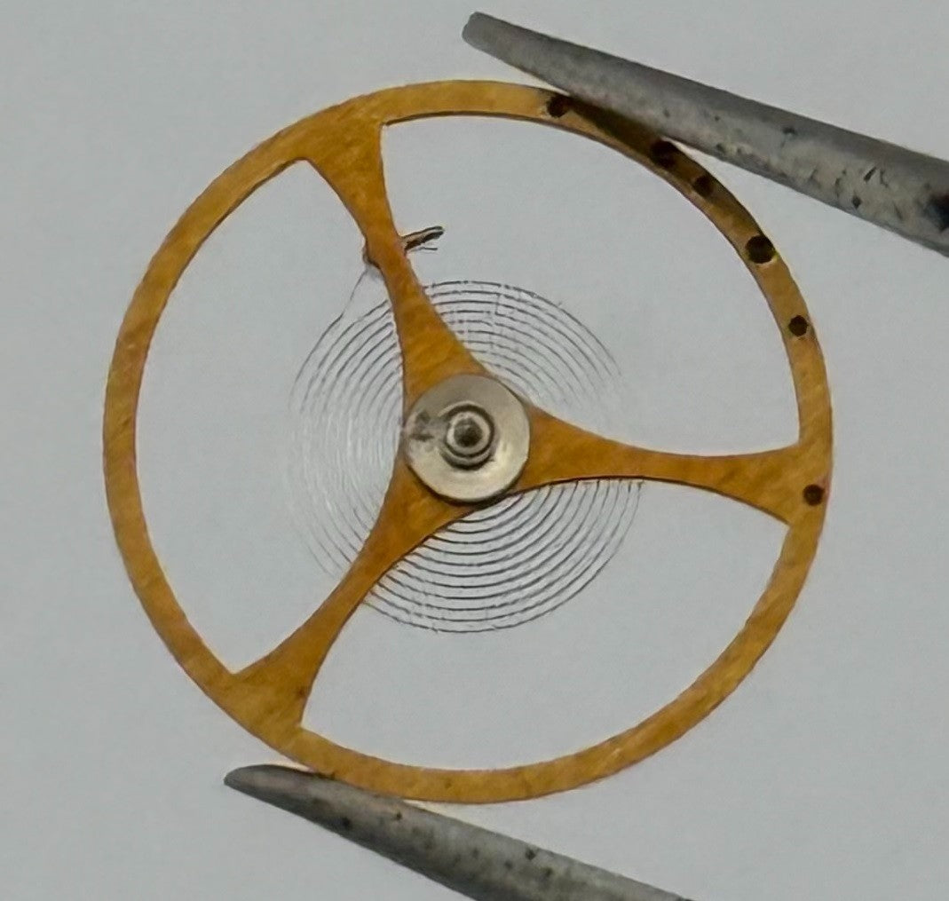 AS 1649 Balance Wheel Complete And Spring 11½’’’ 1563 Watch Movement Parts NOS