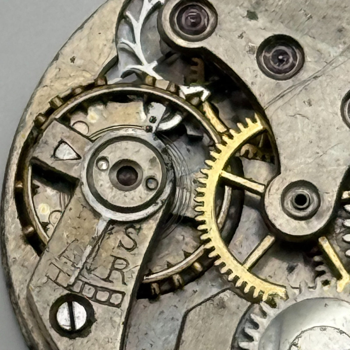 Unidentified 803 Watch Movement Manual Wind Vintage Parts Repair 23.2mm