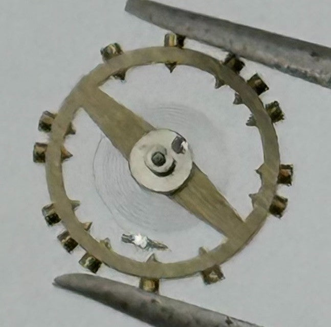 FEF 6600 Balance Wheel Complete And Spring Renata 1181 Watch Movement Parts NOS