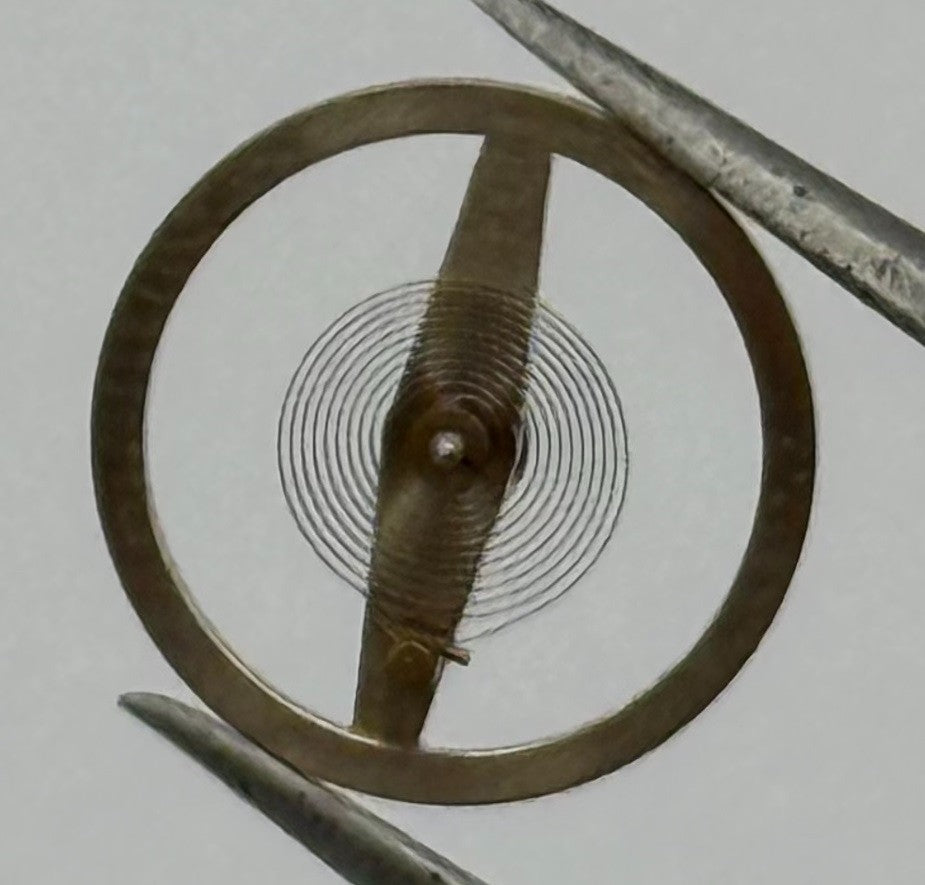 Amida 420 425 Balance Wheel Complete And Spring 11½''' 1768 Watch Movement Parts