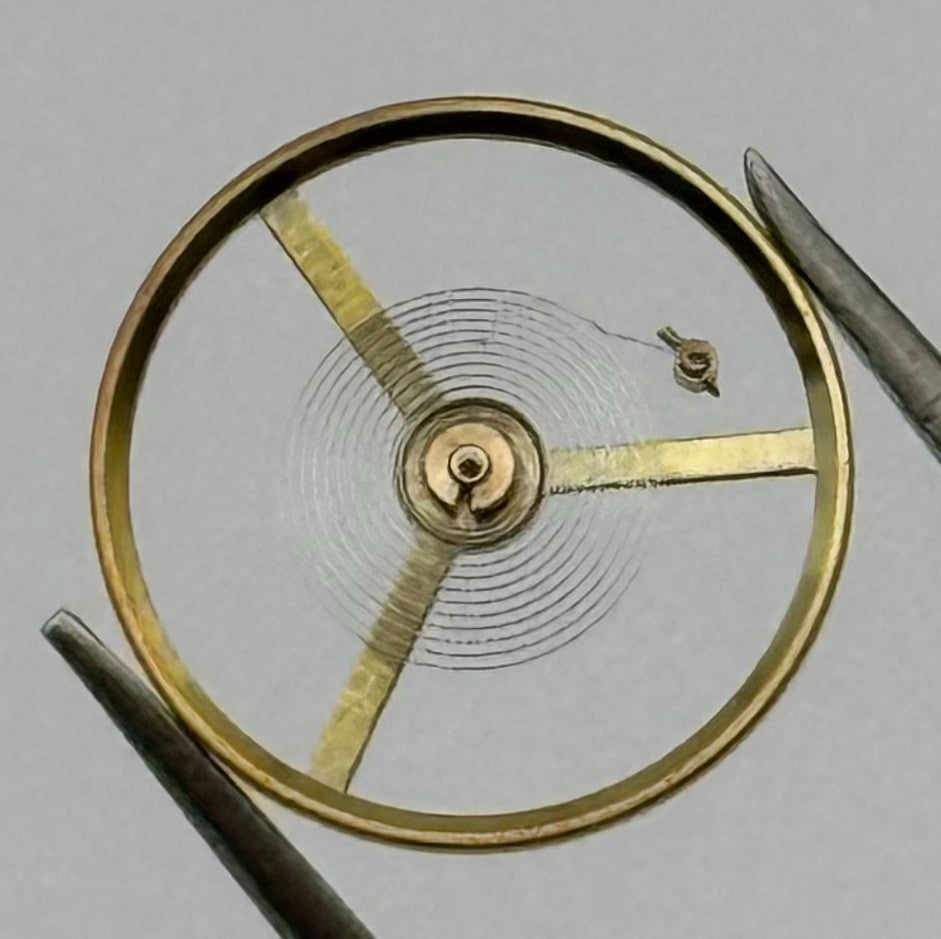 Smith 603 Elite Balance Wheel Complete And Spring 10½’’’ Watch Movement Parts