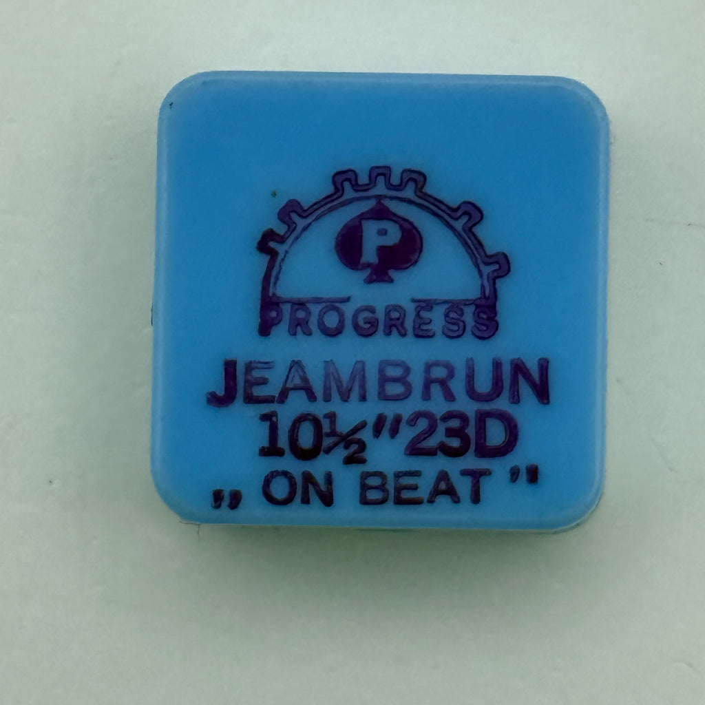 Jeambrun 23D Balance Wheel Complete And Spring 10½’’’ Watch Movement Parts NOS