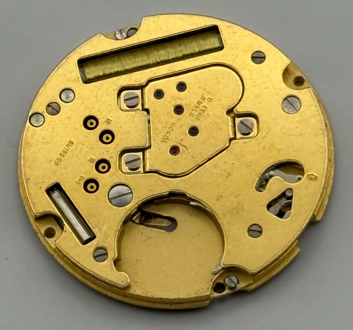 Ronda 1006 Watch Movement - Quartz 8 Jewels - For Parts / Repair - 23.6mm