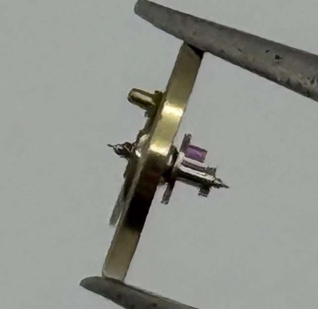 Ebosa 86 87 Balance Wheel Complete And Spring 8¾’’’ 1249 Watch Movement Parts