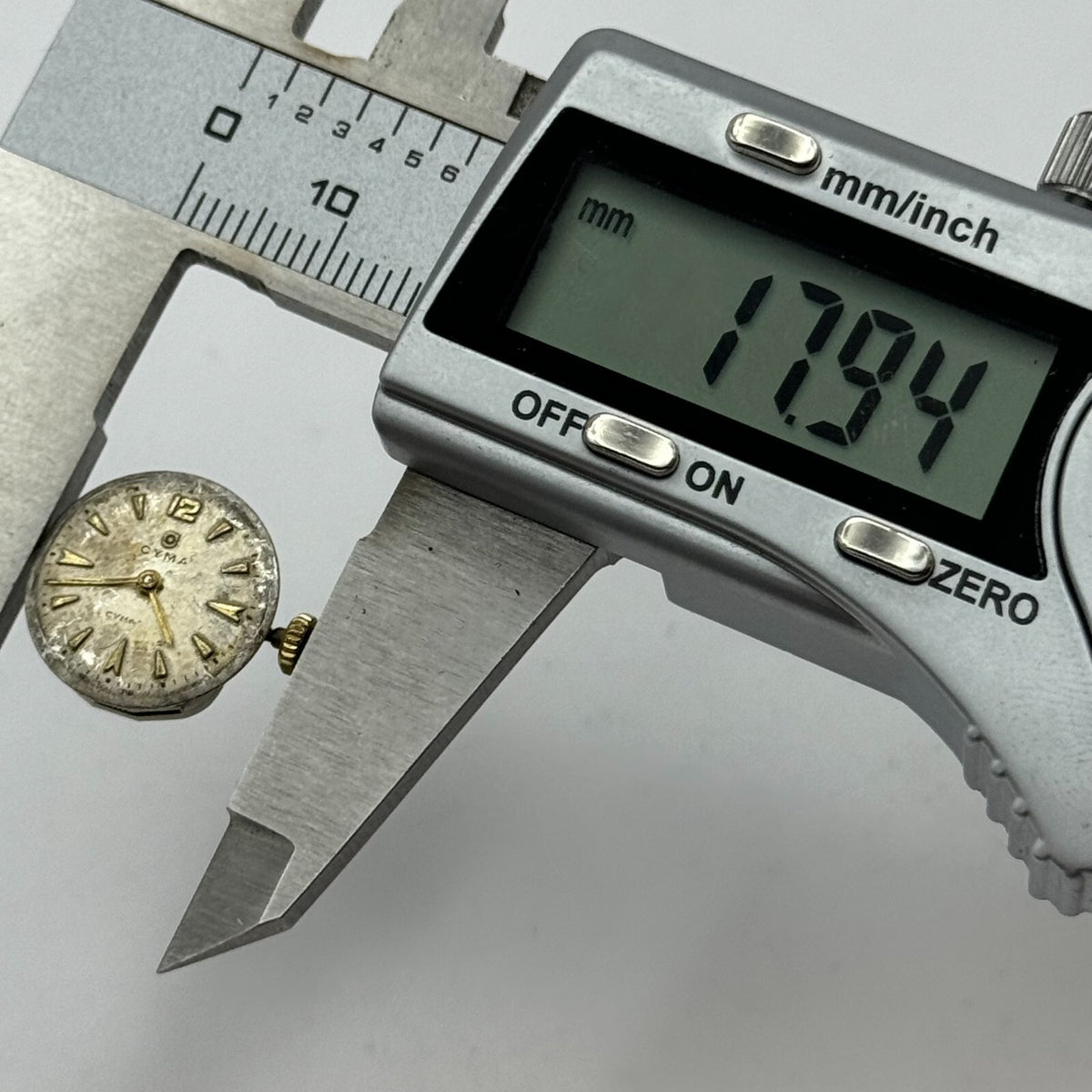 Cyma 434K Watch Movement - Tavannes Ladies - For Parts / Repair - 11.6mm