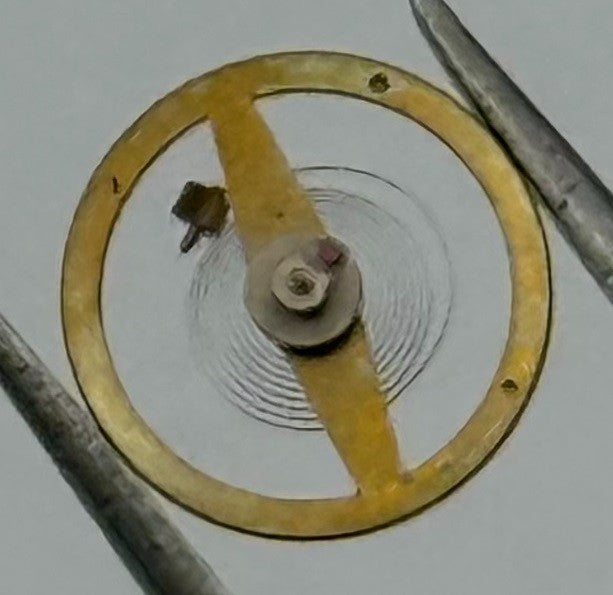 Cattin C. 64 Balance Wheel Complete And Spring 1550 M Watch Movement Parts NOS