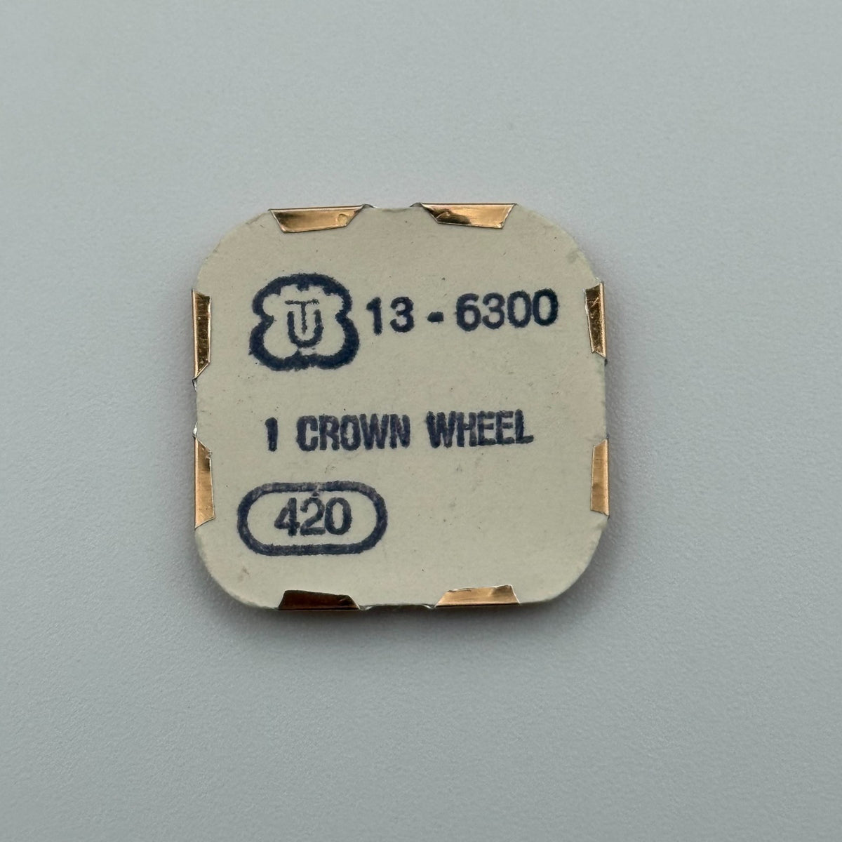 Unitas 6300 Crown Wheel - 13 - 420 - New Old Stock - Watch Parts