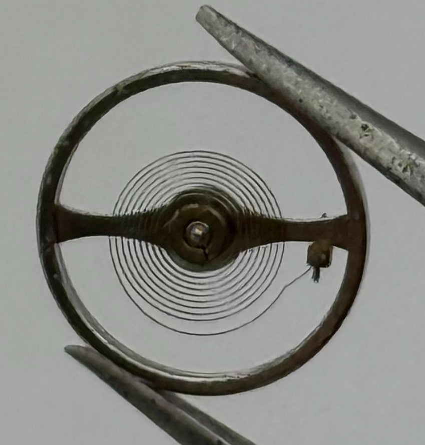 Oris 260 290 Balance Wheel Complete And Spring Renata 332 M Watch Movement Parts