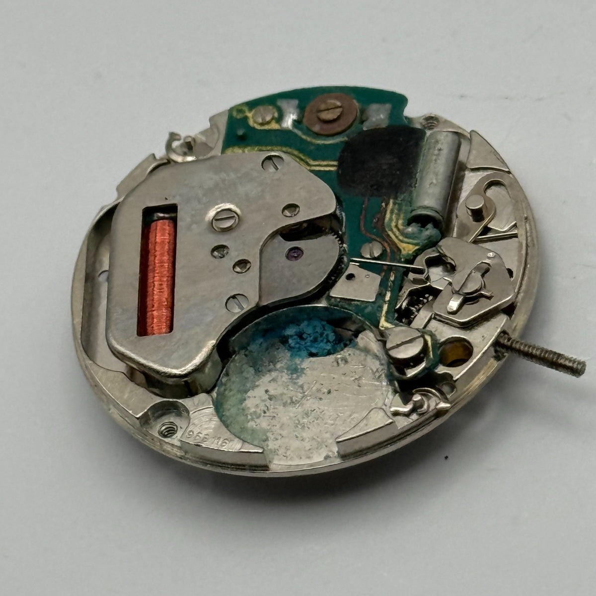 ETA 963.116 Watch Movement Quartz 1 Jewel Unadjusted Swiss Parts Repair 26.2mm