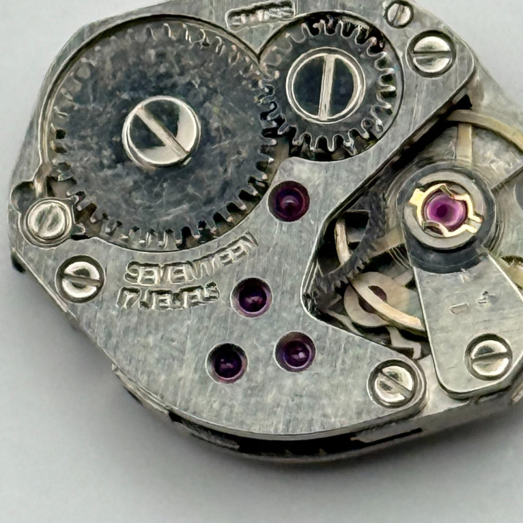 FHF 69-21 Watch Movement Tressa Swiss 17 Jewels Manual Wind Parts Repair 15.3mm