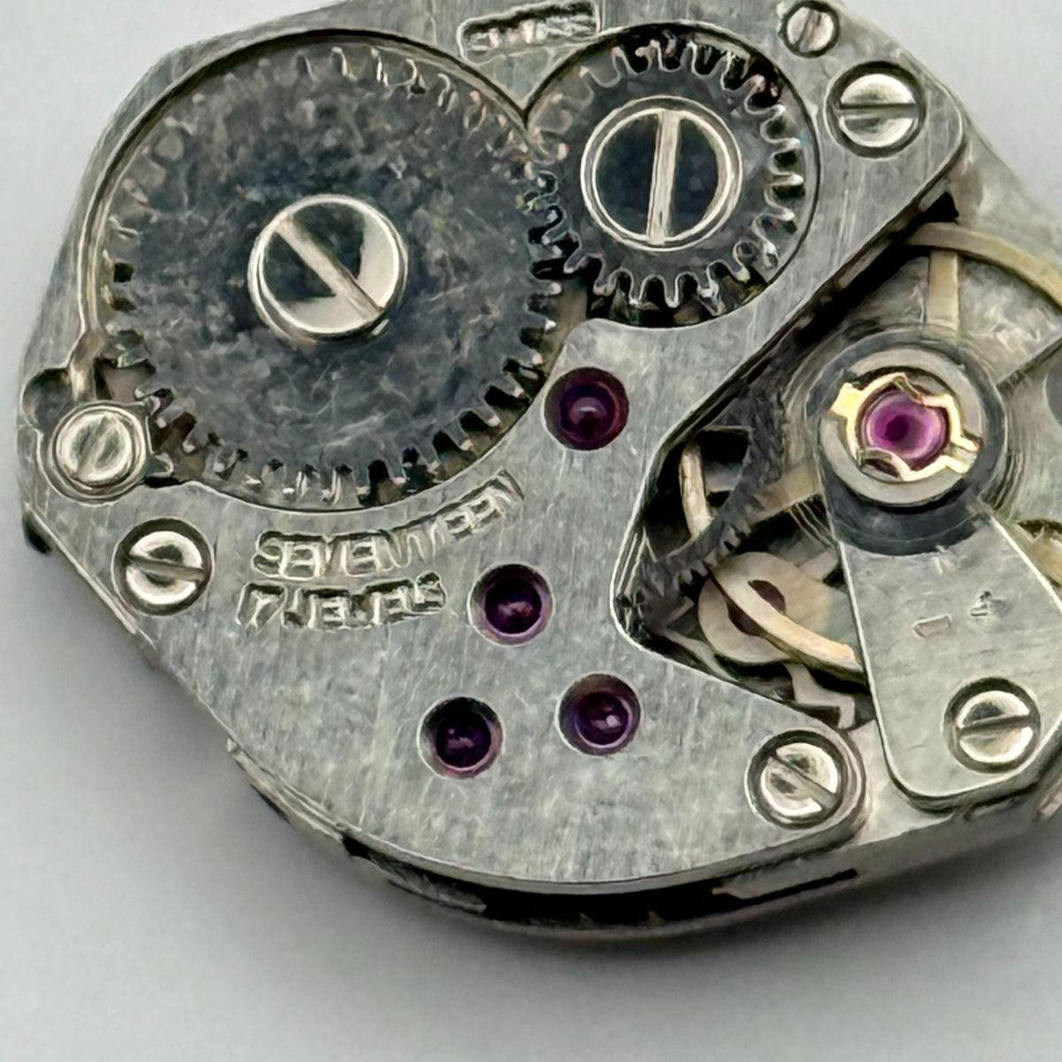 FHF 69-21 Watch Movement Tressa Swiss 17 Jewels Manual Wind Parts Repair 15.3mm