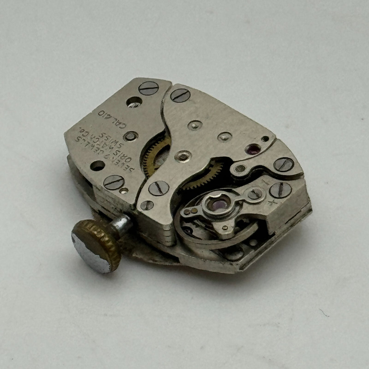 Oris Cal 410 Watch Movement Ladies Manual Wind Swiss Vintage Parts Repair 12.9mm