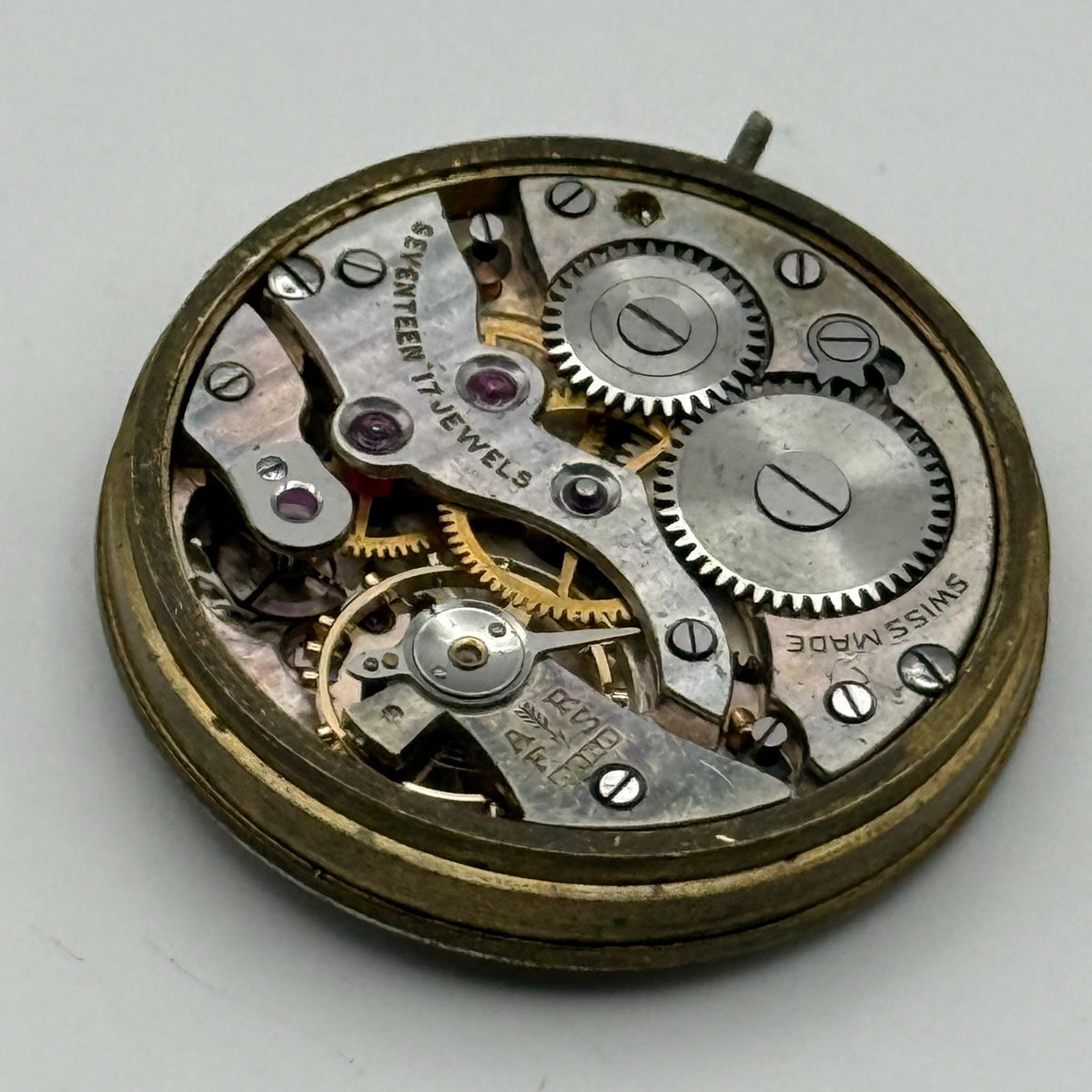 Kendal & Dent London Watch Movement - 17 Jewels - For Parts / Repair - 27mm