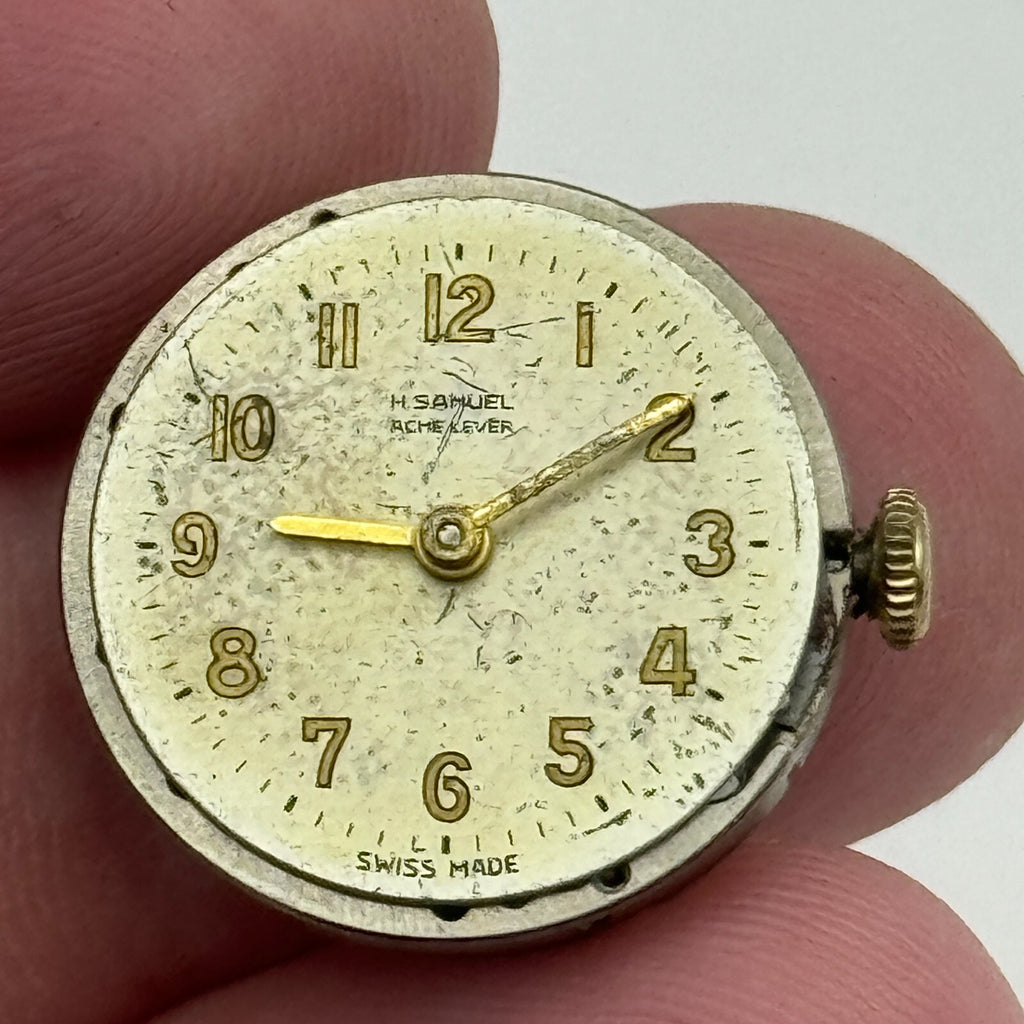 Cal 357 Watch Movement - H Samuel Acme Lever - For Parts / Repair - 19.7mm