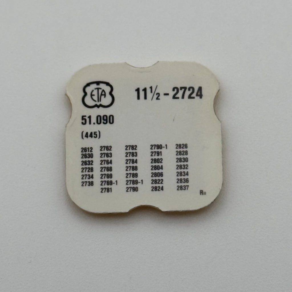ETA 2724 Setting Lever Spring - 11 1/2 - 445 - New Old Stock - Watch Parts