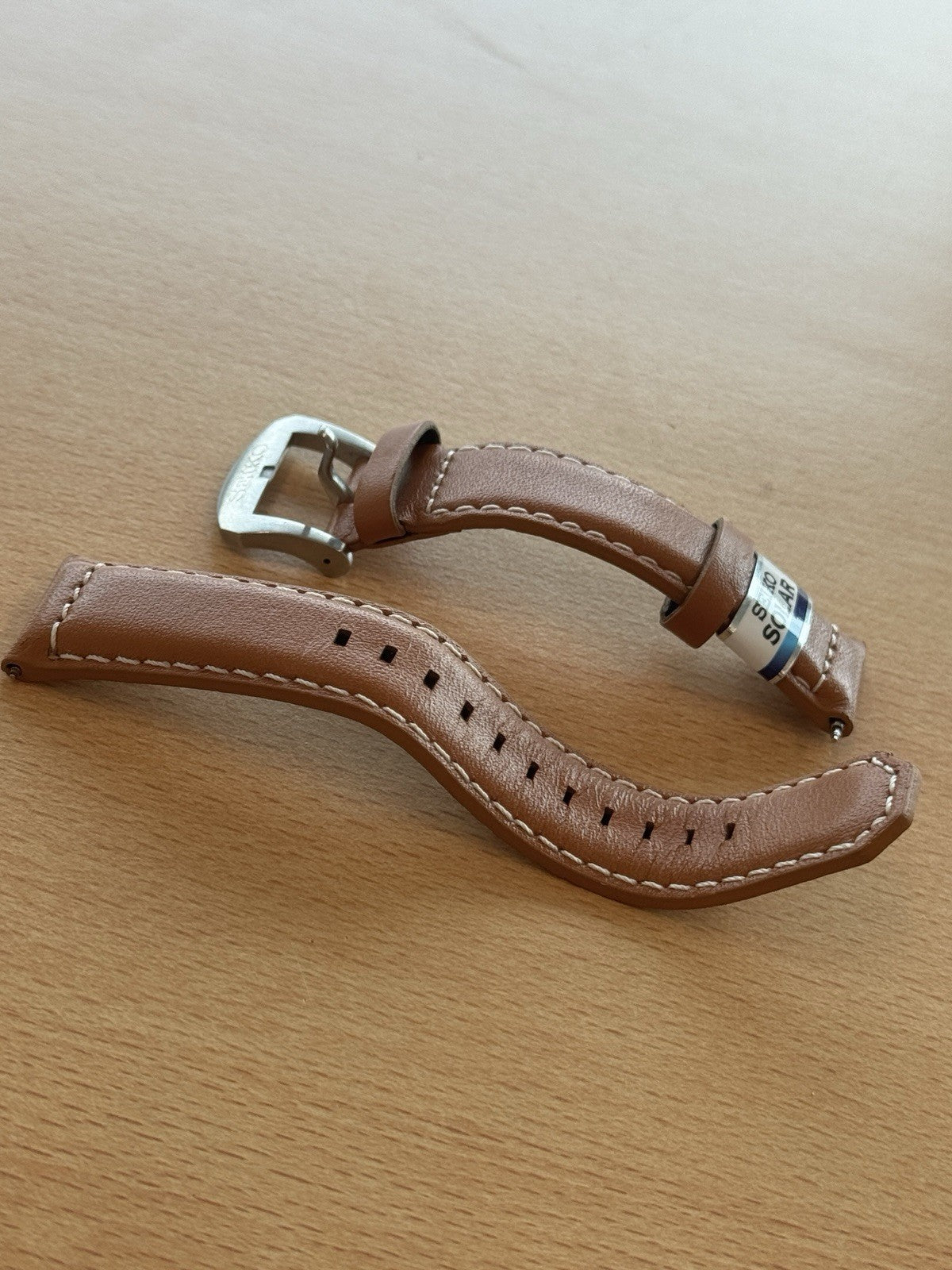 Seiko L088 H 21 Watch Strap - 21mm - Brown - Silver - For Seiko Prospex SSC081