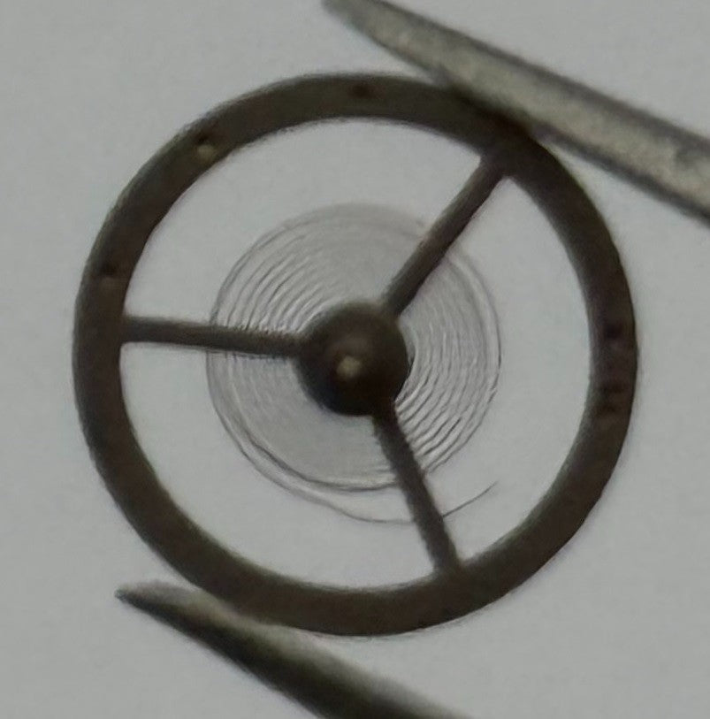 EB 1504 1599 Balance Wheel Complete And Spring 465 Watch Movement Parts NOS