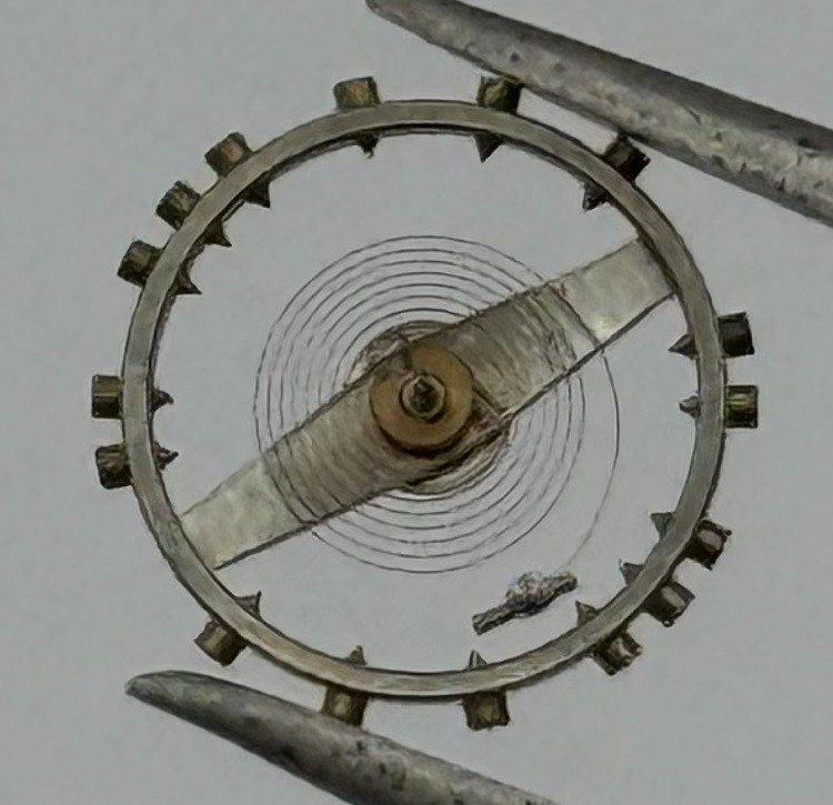 HP 251 Balance Wheel Complete And Spring 5¼’’’ Renata 1182 Watch Movement Parts