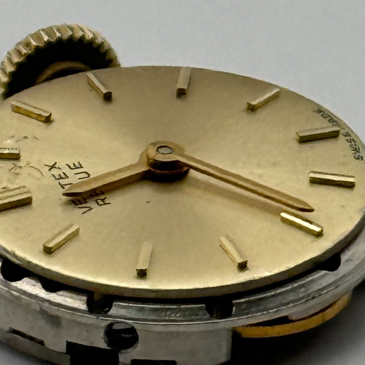 MSR D1 Watch Movement Vertex Revue 17 Jewels Swiss Manual Wind Parts 15.1mm