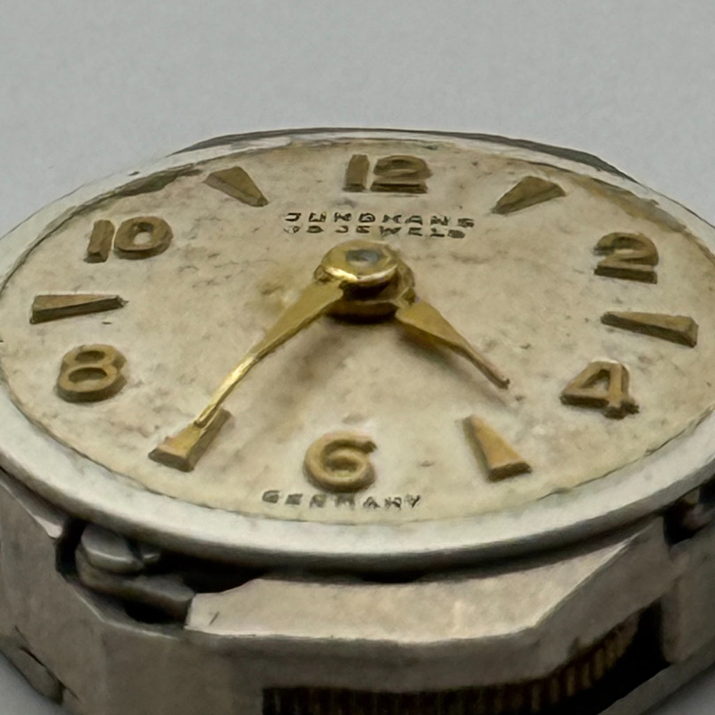 Junghans J73 Watch Movement Running Germany 15 Jewels Manual Wind Parts 15.2mm