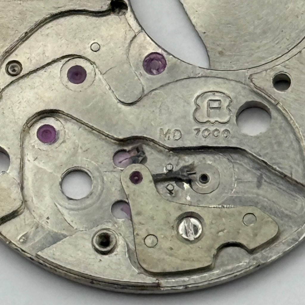 Peseux P 7000 Watch Movement - Main Plate - For Parts / Repair - 23.6mm