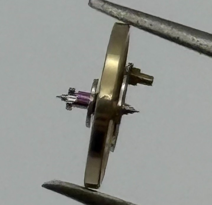 Ebosa 86 87 Balance Wheel Complete And Spring 8¾’’’ 1249 Watch Movement Parts
