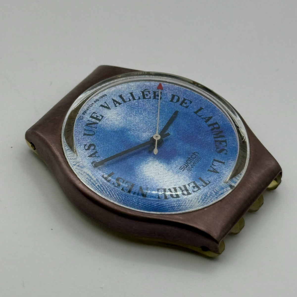 Vintage Swatch Watch GX112 Croque Monsieur 1989 ETA Quartz Swiss 34mm Parts 