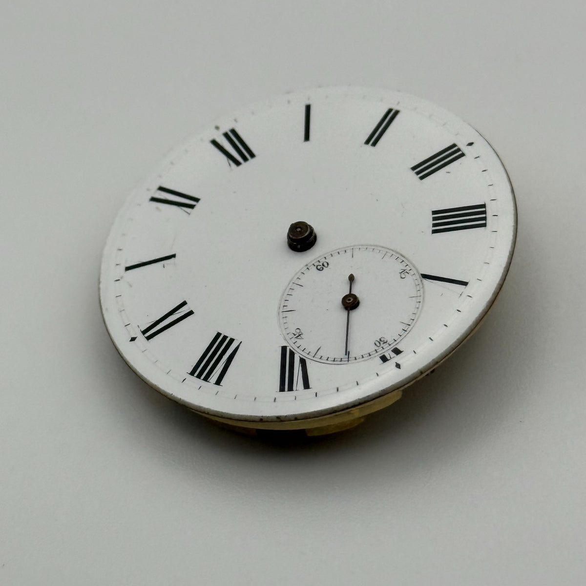 Cylinder Pocket Watch Movement - Unidentified - Antique Parts / Repair - 37.3mm