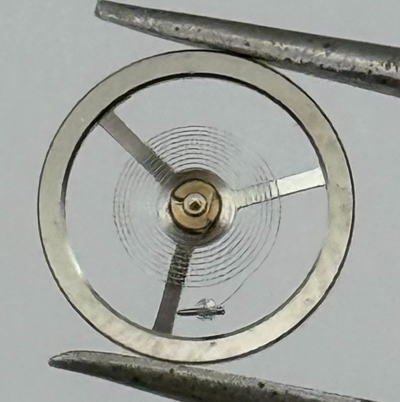 EB 1297 1469 Balance Wheel Complete And Spring Renata 117 Watch Movement Parts